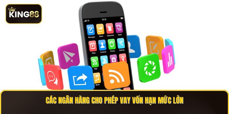 Các ngân hàng cho phép vay vốn hạn mức lớn